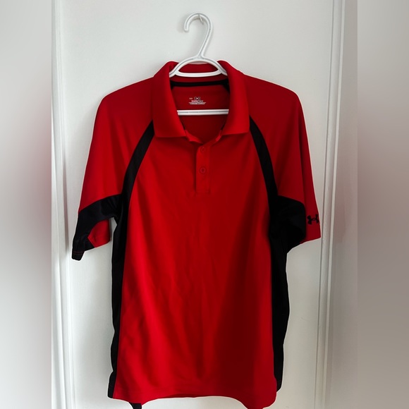 Men’s Under Armour Heatgear Golf Shirt - Picture 1 of 3